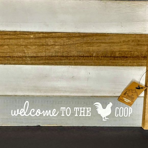 Rustic Living Chicken Themed Wood Serving Tray 🐓 - Picture 11 of 12